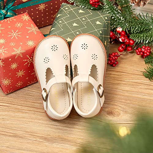 Image of PHIRAMIN Toddler Girl Mary Jane Dress Shoes-Little Girl School Uniform Shoes for Wedding Party
