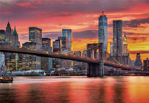 Clementoni Jigsaw Puzzle Collection, East River At Dusk 1500 Pieces, Poster Included, Puzzle For Adults 14-99 Years - Image 2
