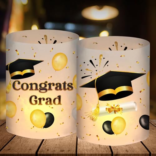 12 lanterne antivento, decorazione da tavolo, laurea, laurea, 2025, decorazione