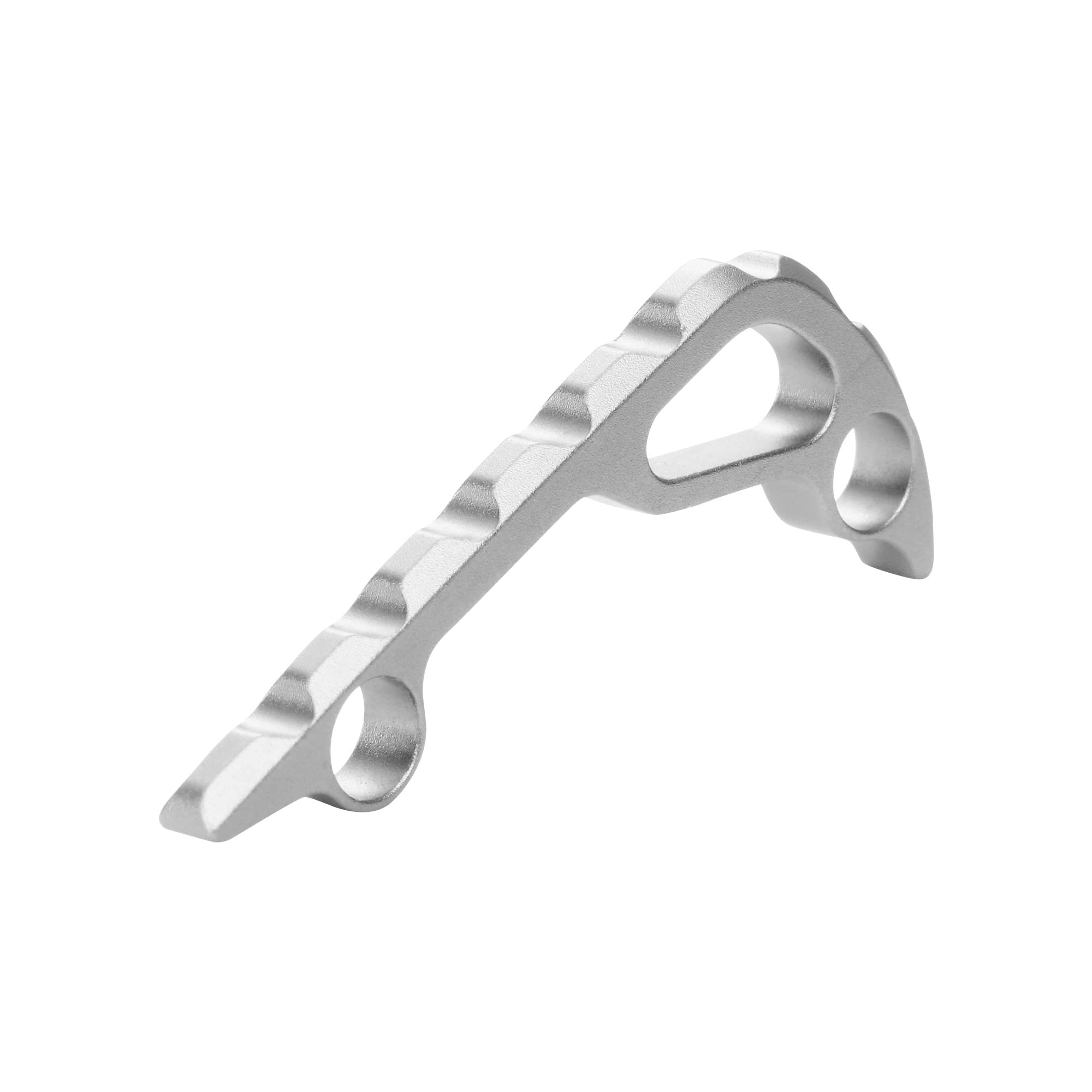 Back Spacer For Benchmade Bugout 535, Lightweight Aluminum Alloy CNC Back spacer, Premium Custom-made Aluminium Alloy Accessory, Silver