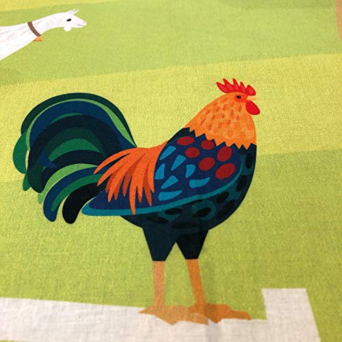 ESPiCO Bettwäsche Sleep and Dream Bauernhof Tiere Schweine Schafe Kühe Traktor Hühner Pferde Bunt Motiv Design Renforcé… – Bild 8