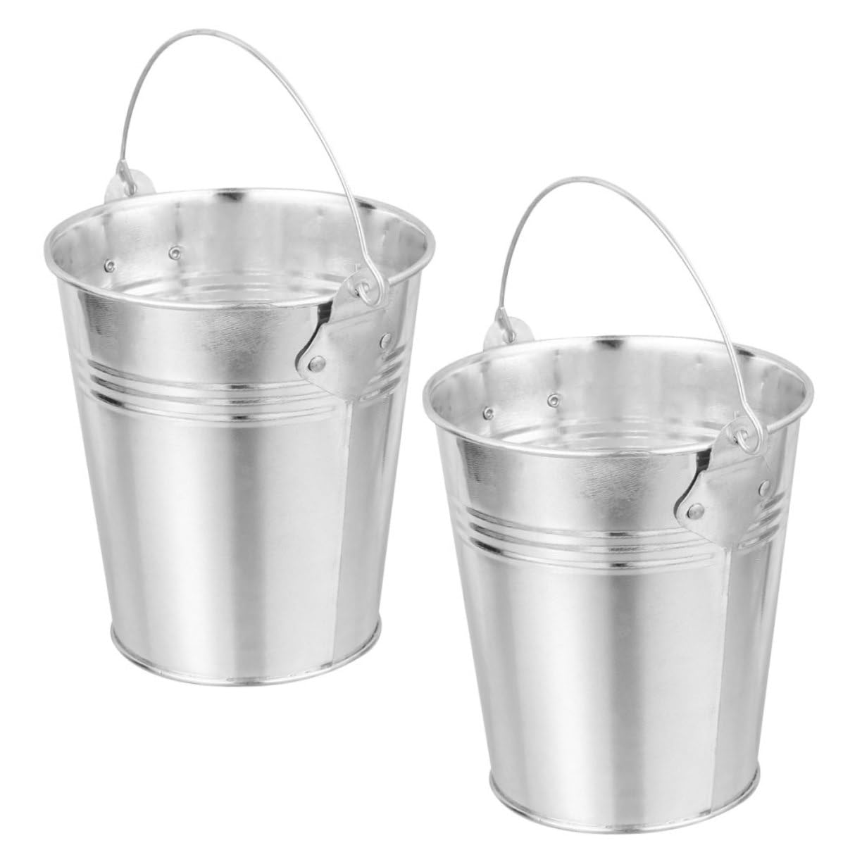 Levemolo Barbecue Accessories 2pcs Metal Grill Drip Grease Bucket Oil Barrel for Outdoor Cooking