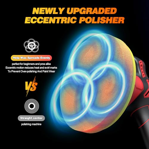 Cordless 6-Inch 8-Speed DA Polisher