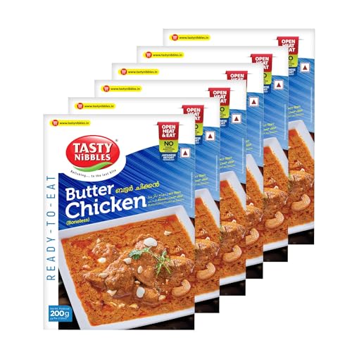 Image of Tasty Nibbles Butter Chicken 200Gm Pouch [Pack of 6]