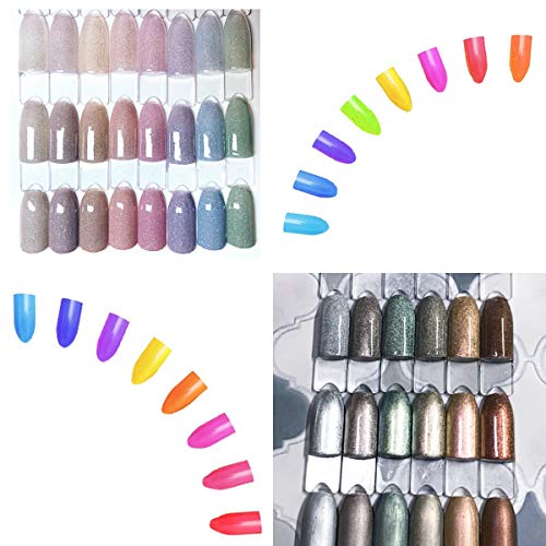 CS COSDDI 200pcs Stiletto Nagelspitzen Nagel Display Tips Nagelspitzen Fächer Display – Bild 6