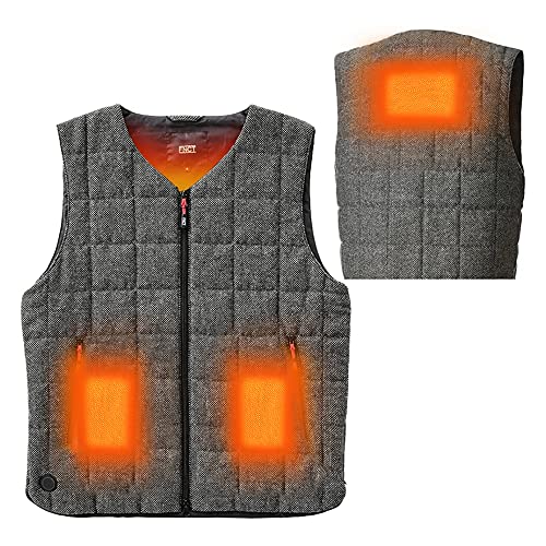 アイリスオーヤマ 電熱ベスト レディース FNCT 速暖30秒 洗濯可能 加熱ベスト 温熱ベスト ヒーターベスト ヒートウェア 保温 バイク 軽量 カーボンナノチューブヒーター Lサイズ グレー