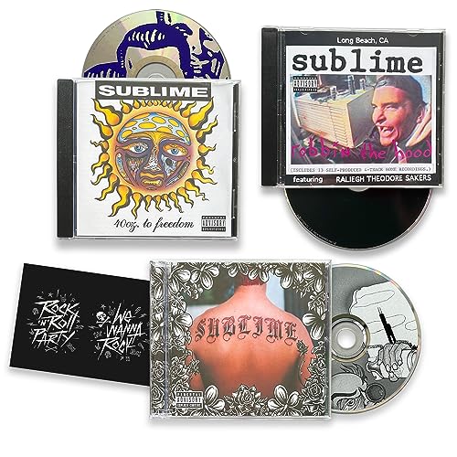 Sublime Complete CD Discography: 40oz Of Freedom / Robbin' the Hood / Sublime (Self-Titled) / + Inc