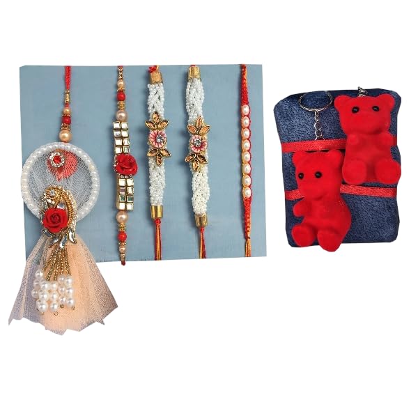Image of NUTRI MIRACLE Rakhi Gift Box Featuring Handpicked Nuts and Chocolates | Return Gift for Wedding Guests with Dry Fruits and Chocolate Touch