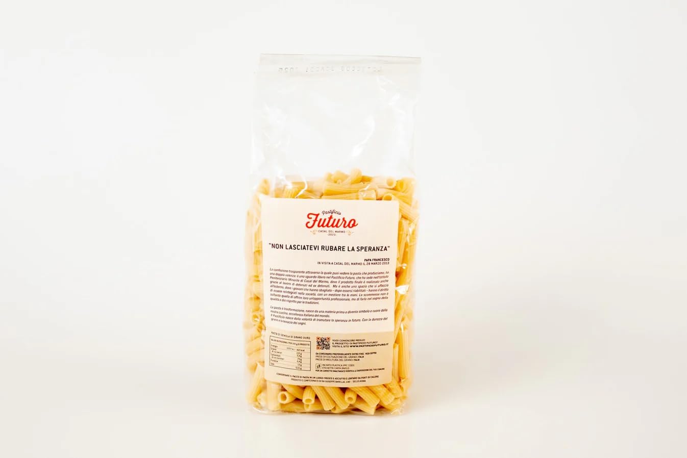 15 x 500 g - Sedanini Rigati - Pasta di Grano Duro - Prodotta da IDM Casal Del Marmo - Prodotta nel Lazio - Pacco da 500 g - Pastificio Futuro