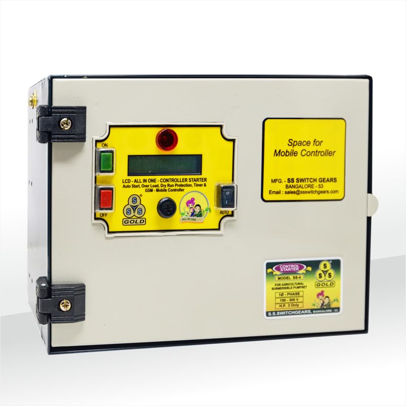 SSS Gold ALL IN ONE Single Phase Starter For V4 Motors, Upto 2 HP, With Built-In Motor Protection & Mobile Controller (B0CY2V5ZSZ) Amazon Price History, Amazon Price Tracker