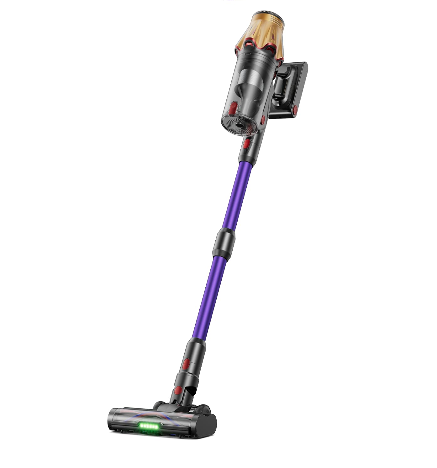 650W/55KPA Aspirateur Balai sans Fil 70min, 1.8 L Aspirateur sans Fil Puissant avec Rechargeable Support Mural, Brosse Anti-Enmêlement Améliorée et OLED Écran Tactile, pour Sols Durs/Animaux/Voiture2