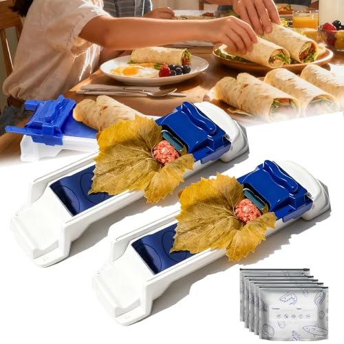 Lumpia Roller Machine 2026, nueva máquina de rollitos de primavera, herramienta para enrollar carne vegetal, huevo de plástico multifuncional, para sushi y más, herramienta de cocina fácil de usar