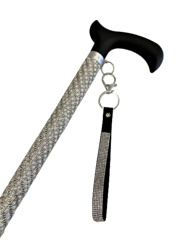 Jacqueline Kent Pearlized Cane with Black Handle