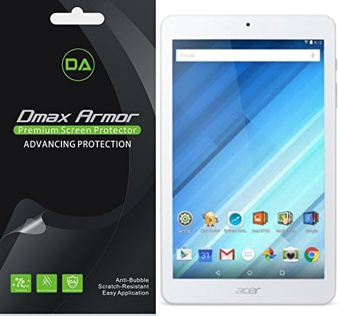 [3-Pack] for Acer Iconia One 8 B1-850 Screen Protector, Anti-Bubble High Definition Clear Shield