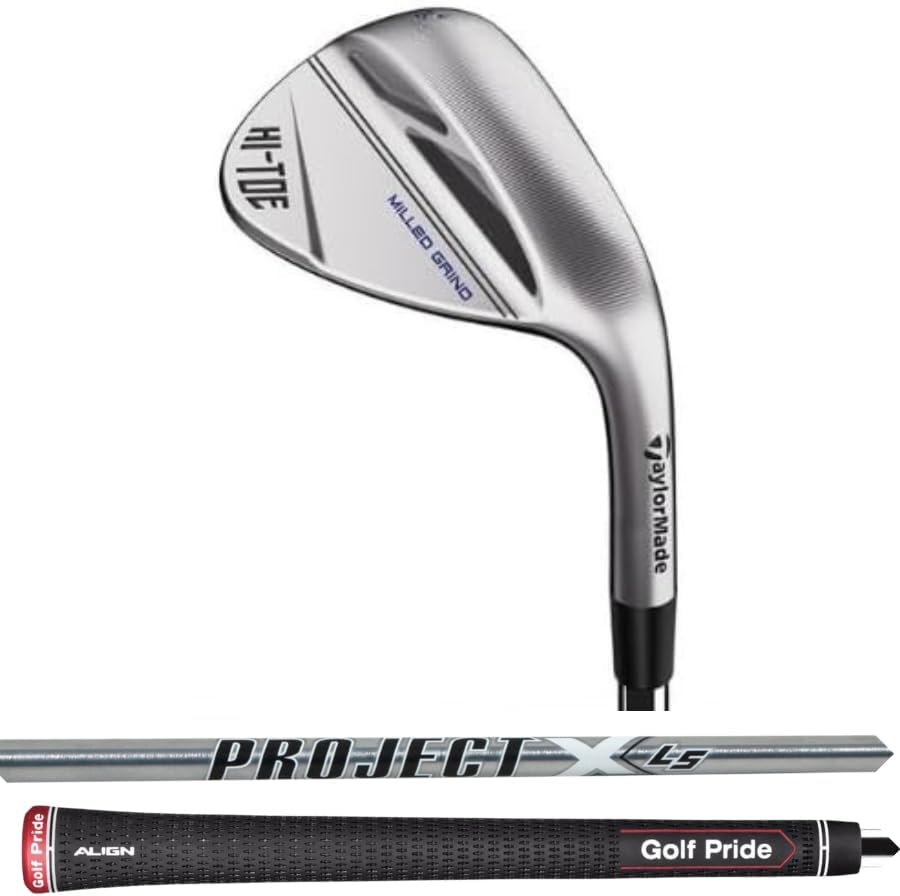 TaylorMade Hi Toe 3 Chrome 54* & 58* Standard Wedge Set, Project X LS 6.0 120g Shaft