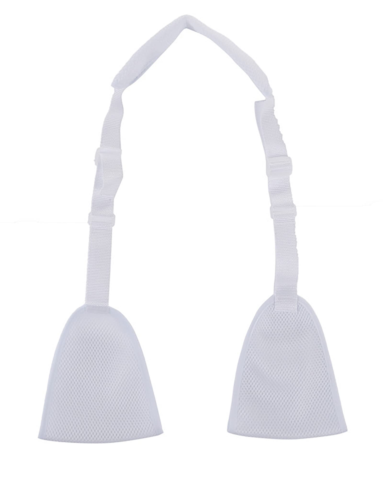 Soporte de cabestrillo para brazo, inmovilizador de hombro ajustable, estabilizador, muñeca, codo, antebrazo, correa para fractura rota y dislocación, negro (blanco)