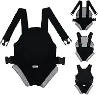Canguru Click - Bebê Passeio - Suporta Até 15 Kg Preto