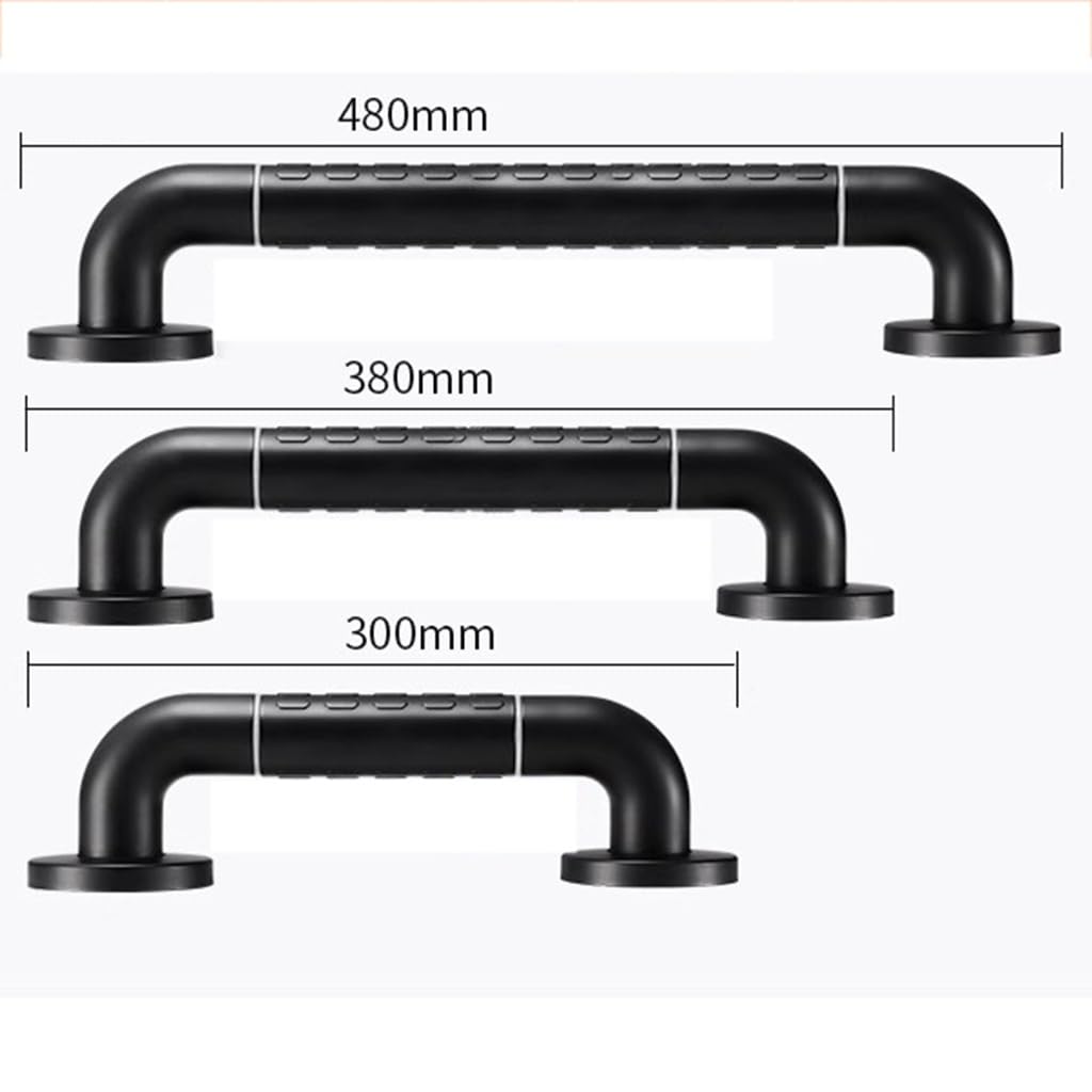 Maniglia antiscivolo resistente per doccia, in acciaio inox 304, maniglia di sicurezza per anziani e anziani, supporto per il bagno per assistenza agli infortuni (38,1 cm)
