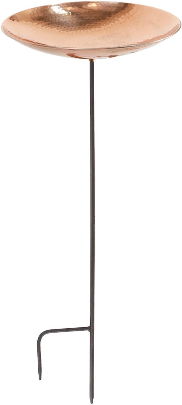 Achla Designs Polished Copper Birdbath with Stake