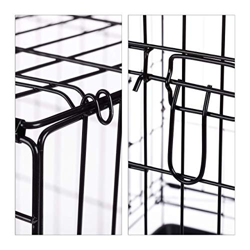 Relaxdays Gabbia Pieghevole per Cani, Taglia