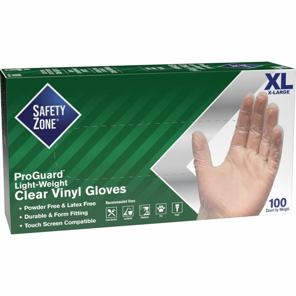 Amazon.com: GLOVE VINYL POWDER FREE 9IN, XL, 100/BX, 10 BXS/CS
