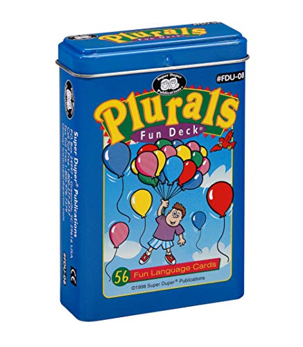 Super Duper Publications | Plurals Fun Deck Flash Cards | Educational Learning Resource for Children