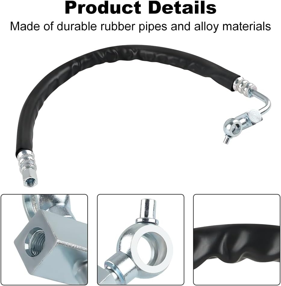 Power Steering Pressure Hose Compatible with Nissan Altima L4 2.5L 2007 2008 2009 2010 2011 2012, Replacement for ‎49720JA000, 3402511