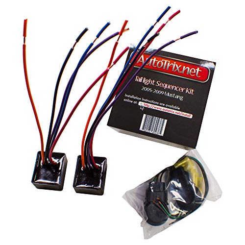 AutoTrix Tail Light Sequencer Kit for 2005-2009 Mustang