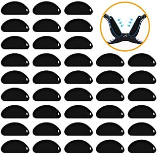 40 Pairs Eyeglass Nose Pads Silicone Soft Seft Adhesive Thin Anti-Slip Nosepads