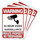🌞High-Quality Aluminum Material: These No Trespassing Signs Private Property are made of durable aluminum ensuring long-lasting use without fading or bending. 🌞Vivid UV Printing: High-quality UV printing technique ensures the signs remain clear and v...
