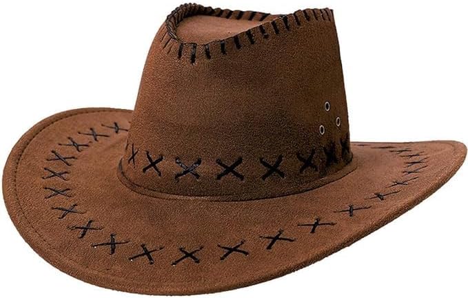 Fabnext- Straw Cowboy Hats for Boy's & Girl's for Travel and Picnic Wear Use Western Hat
