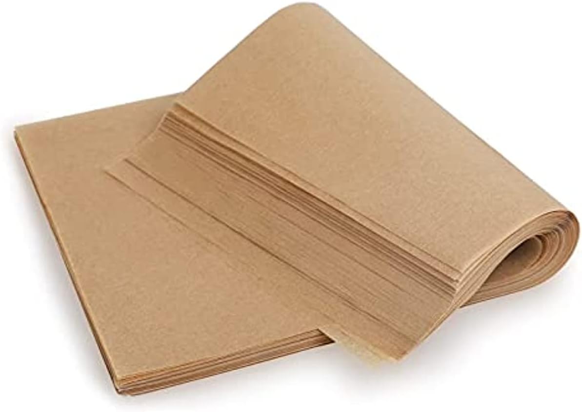 Generic Baking Parchment Paper, 100 Pre-Cut 8x12 Inch Nonstick Sheets, Suitable for Baking, Barbecue, Air Fryer, Steamed Bread, Cupcake, Cookies