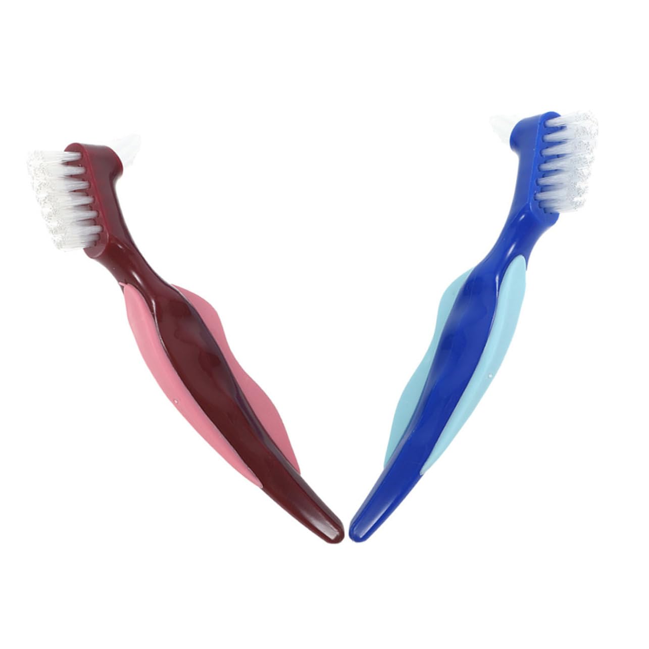 Healeved 10pezzi Spazzolini Per Dentiera Colori Per Orale e Facile Usare e Portatile