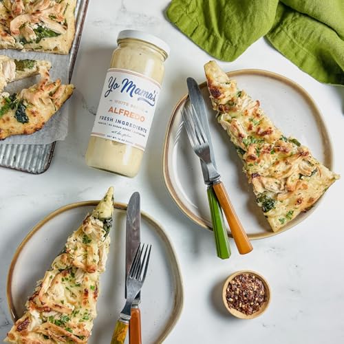 image for Yo Mama’s Foods Gourmet Keto Alfredo Pasta Sauces Variety Pack | (3)