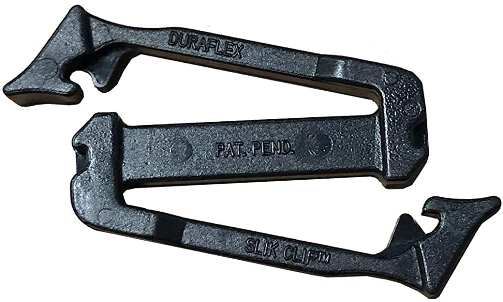 BartactPALS/MOLLE Modular Berry Compliant Siamese Slik Clip Field Repair Buckle Kit 1" (10 Pack) (Black)