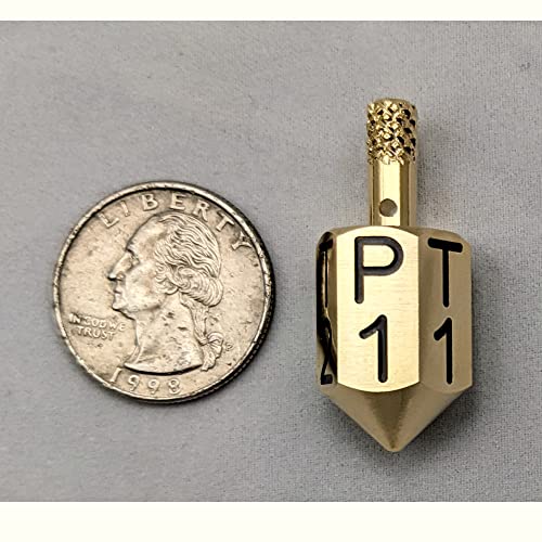 Put and Take Spinner Solid Brass Spin Dice Game of Chance Gambling Top Dice Type Game (LEGENDARY-YES)