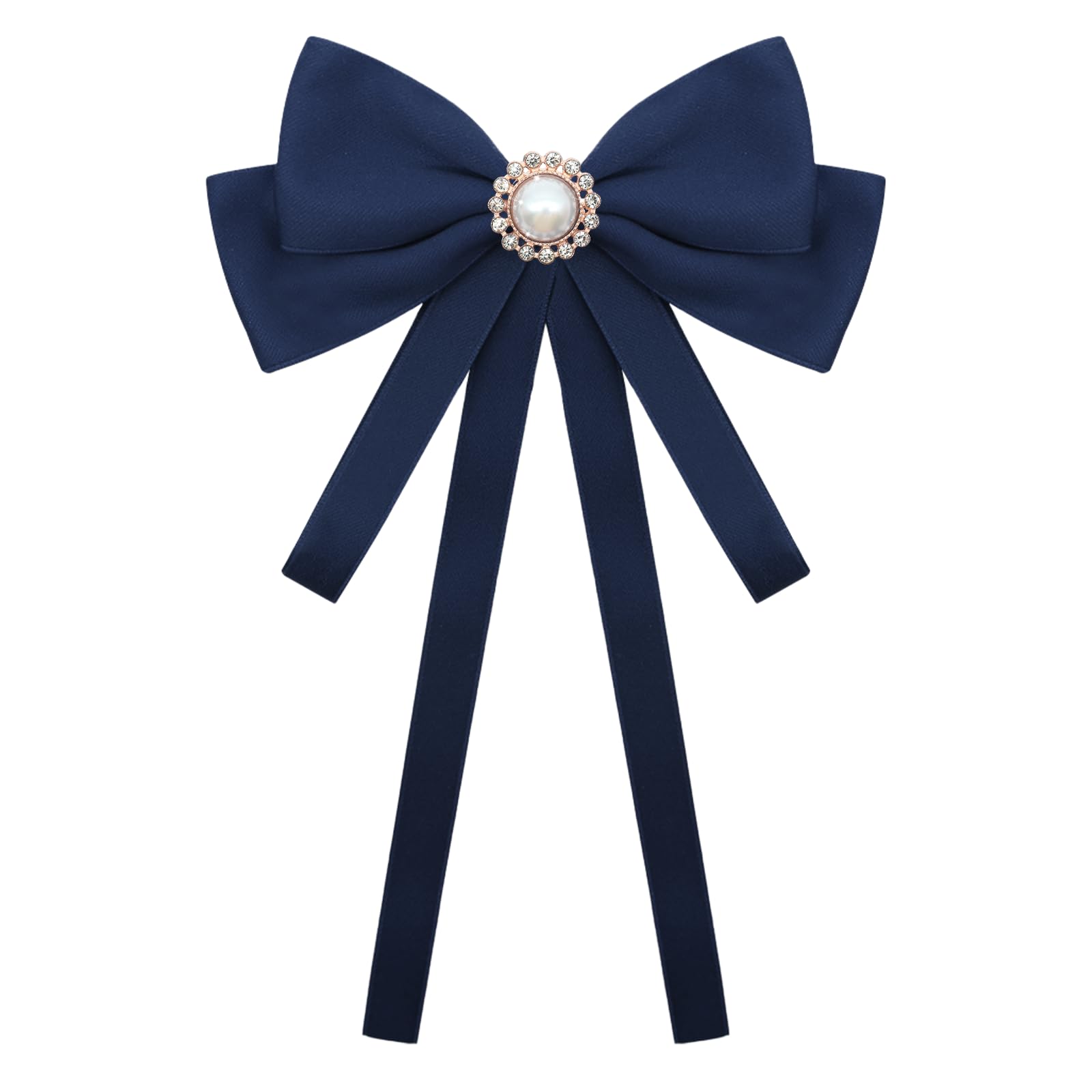 LJBFNN Bow Ties for Women, Adjustable Pre Tied Bow Tie Solid Color Ribbon Bowtie for Girls Ladies Party Daily Cosplay School