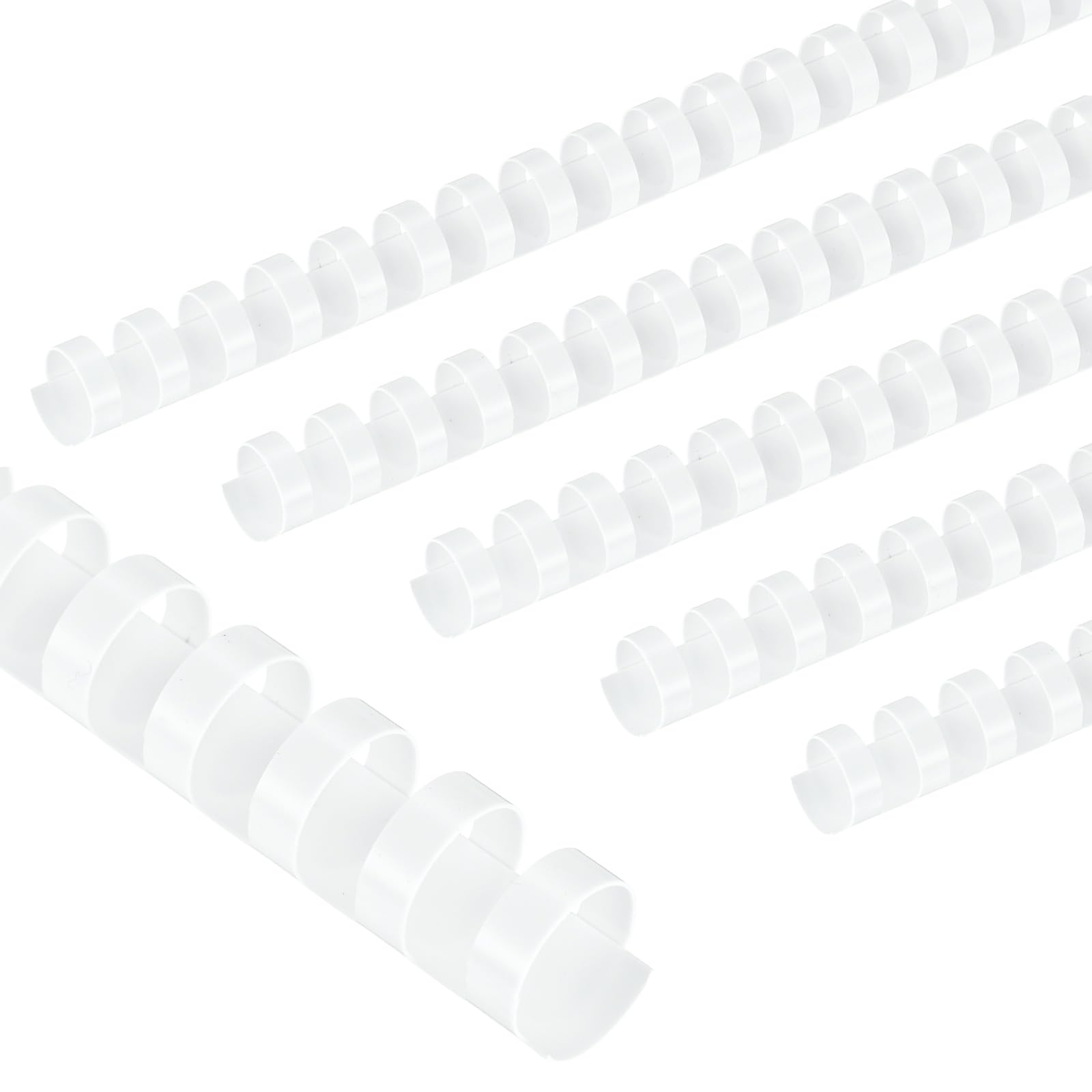 PATIKIL 18mm Plastic Binding Combs, 21 Rings Comb Binding Spines 50 Pcs