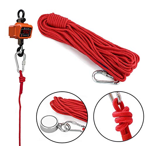 image for seedoo Fishing Magnet with Rope Glove Set, 660LB Pulling Force Super S