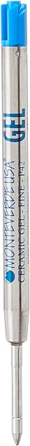 Monteverde Fine Point Capless Gel Refill for Parker Ballpoint Pens - Blue (Pack of 2)