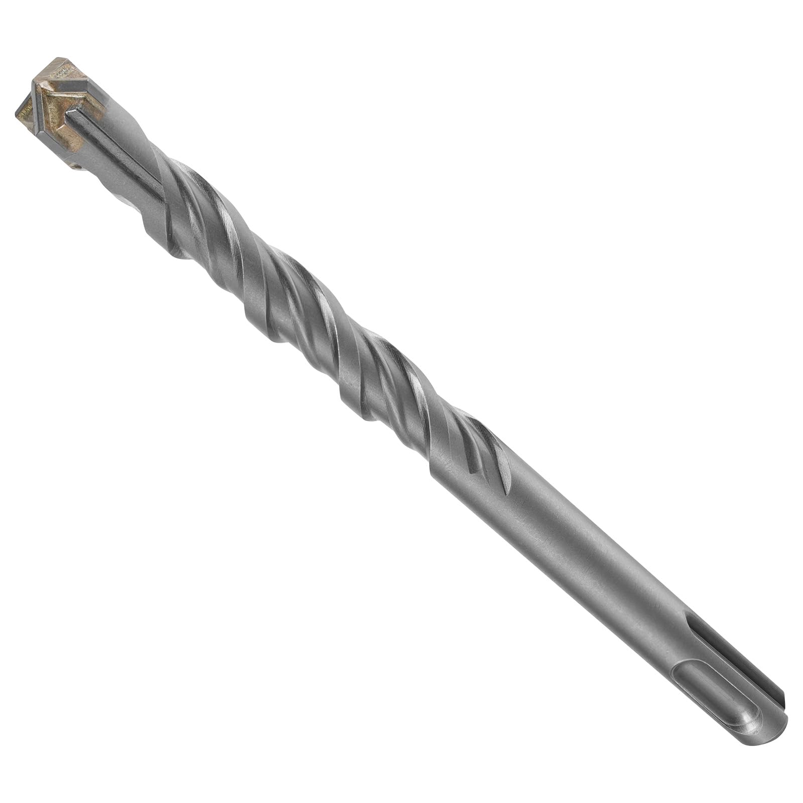 Flintronic® Brocas SDS Plus Hormigon, Brocas para Martillo, Brocas Cruzadas Hormigon Broca de Impacto para Hormigón, Cerámica (#2 solo pieza, #A8 12 x 160 mm)