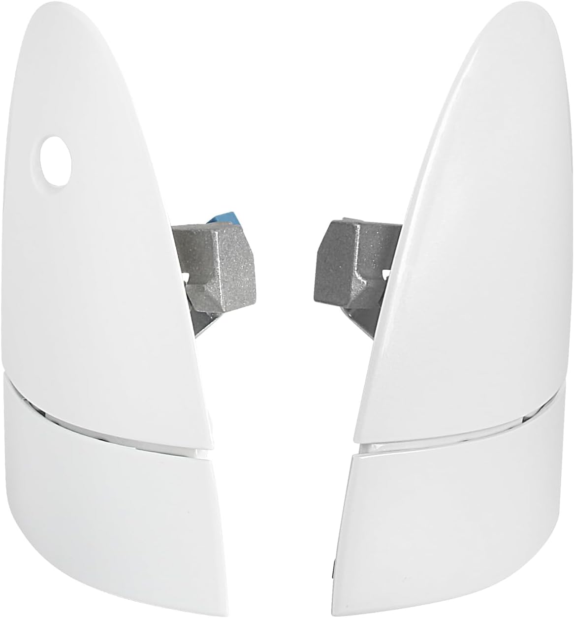 TQPONLY Upgrade Metal Exterior Door Handle | Fits Honda CR-Z CRZ 2011-2016 Front Left & Right Side | Outside Handle Outer Door Part (White)