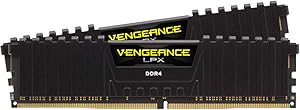 Corsair Vengeance LPX 32GB (2x16GB) 3200MHz C16 DDR4 DRAM Memory Kit – Black (CMK32GX4M2B3200C16)