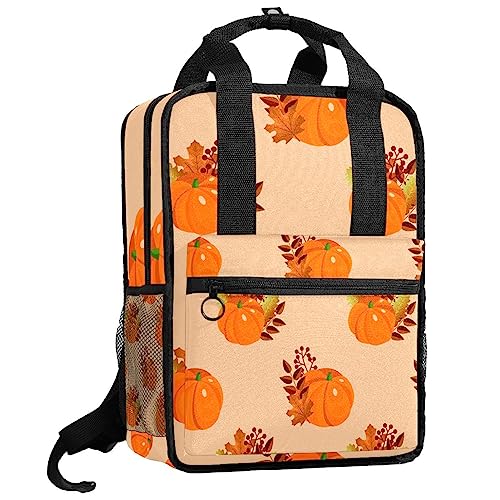 Sac à dos citrouille réglable pour soulager les épaules des enfants avec un cartable léger