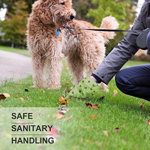 N/C Dog Poop Bag,8 Rolls/120 Counts Poop Bags Biodegradable，Extra Thick Strong Dog Waste Bag, Leak Proof & Eco Friendly，Help Keep The Environment Clean #TOP6