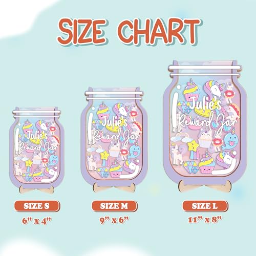 Image of Magnetic Reward Jar for Classroom Kids Teacher Student Token Potty Training Chore Chart Toddler Boys Girls Good Behavior Management Tools Back to School Gifts Decor