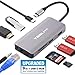 Price comparison product image USB C Hub, Yeeliya 9-in-1 USB Type C Hub Adapter with Gigabit Ethernet Port,4K HDMI Port,2 USB 3.0 Ports 2.0, SD&Micro SD Card, 3.5mm Audio Port, PD Charging for Macbook/Pro and Other Type C Laptops