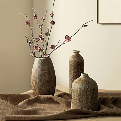 Vase en céramique vintage moyen pour vos compositions de fleurs séchées - 5