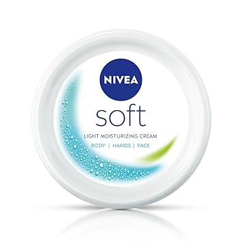 NIVEA Soft Light Moisturizer For Face, Hand & Body, Instant Hydration, Non-Greasy Cream With Vitamin E & Jojoba Oil, 50ml - image, photos