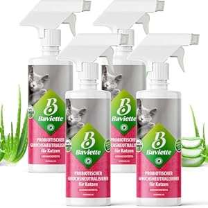 Baviette Porentiefer Geruchsneutralisierer Spray 4x500ml